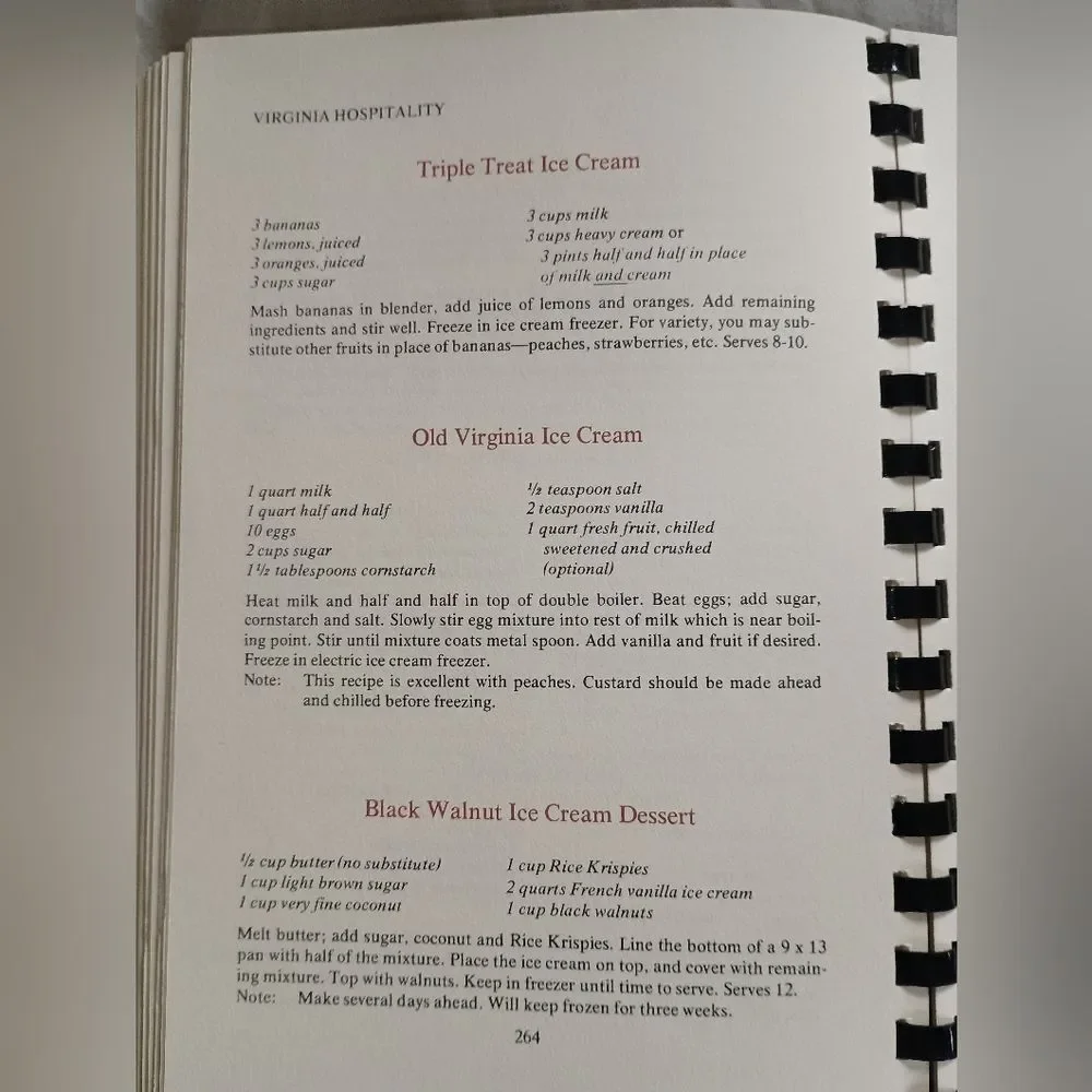 Collectible 1985 Virginia Hospitality Cookbook Junior League Hampton Roads, VA